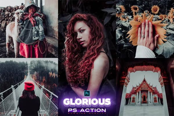 Glorious Photoshop Action Glorious Photoshop Action
