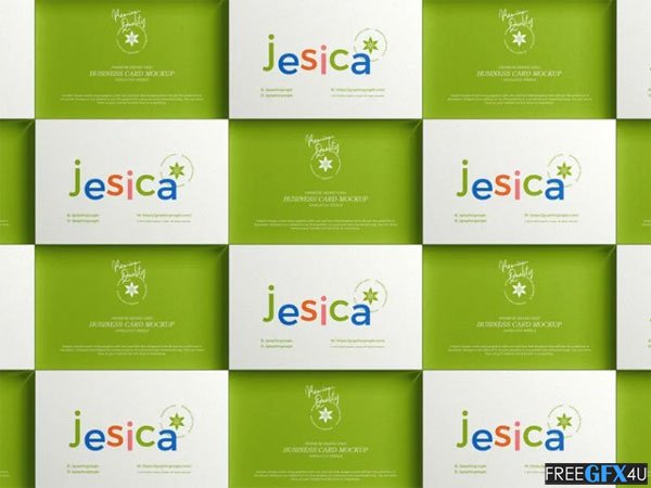 Grid Style Business Card