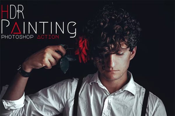 HDR Painting Photoshop Action HDR Painting Photoshop Action