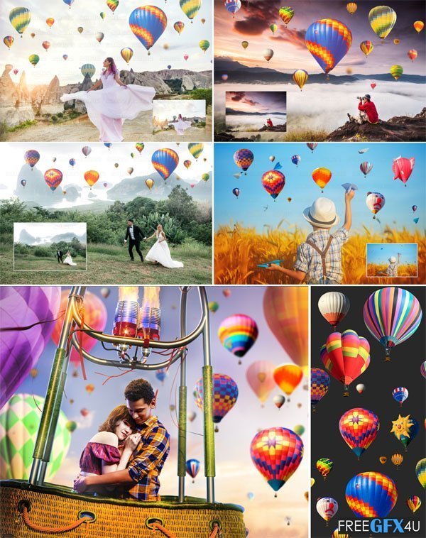 Hot Air Balloons Photo Overlays Hot Air Balloons Overlays