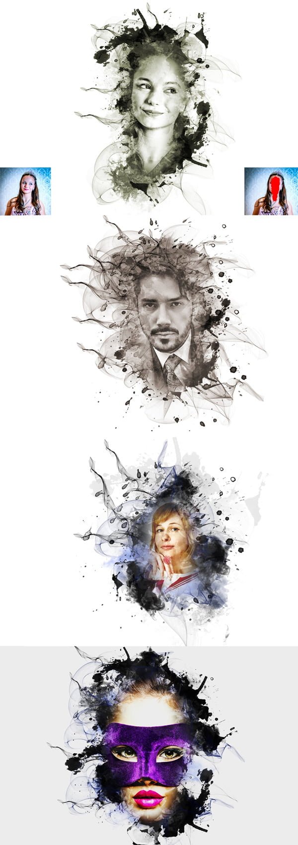 Ink Paint Effect Photoshop Action Ink Paint Effect Photoshop Action