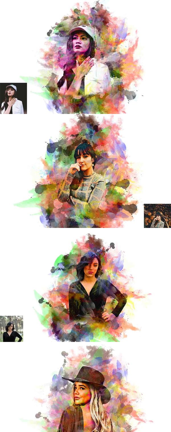Master Watercolor Art PS Action