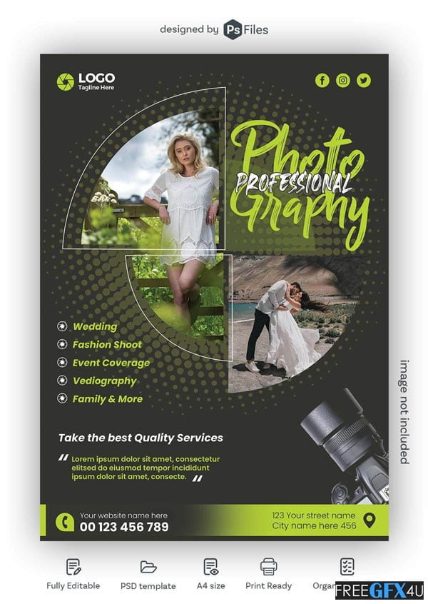 Photography Flyer Design PSD Templates Photography Flyer Design