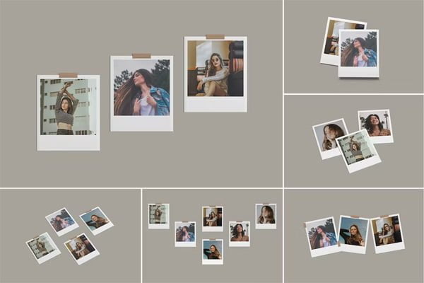 Polaroid Mockup Free Download