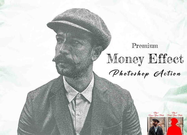 Premium Money Effect PS Action