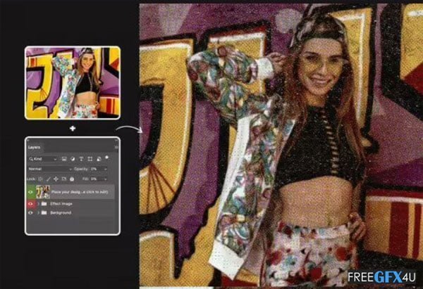 Retro Comic Book Photo Effect
