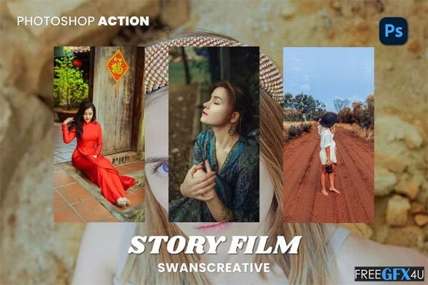 Story Film Photoshop Action Story Film Action