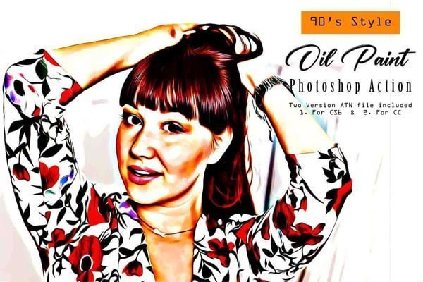 Style Oil Paint PS Action Style Oil Paint PS Action