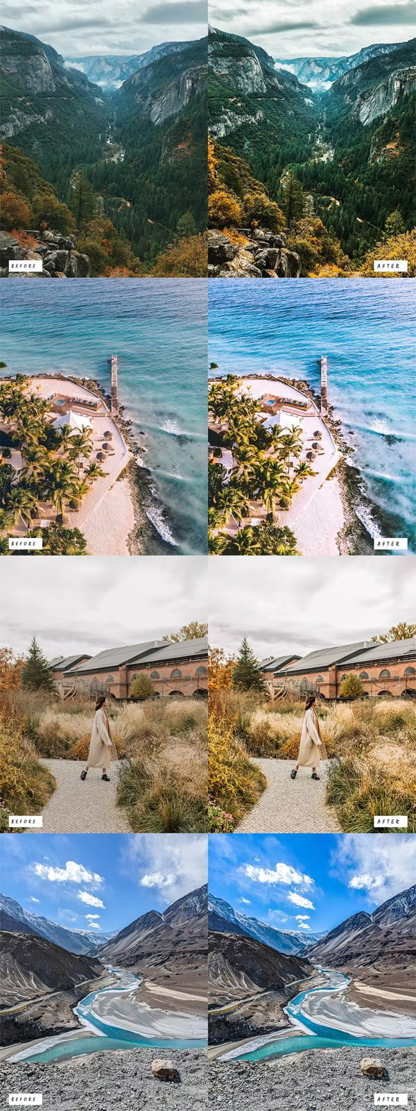 15 Lightroom Presets for Majestic Landscapes V.2
