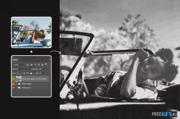 Antique Illustration Photo Effect