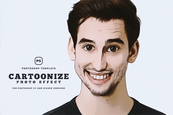 Cartoon Character Photo Effect