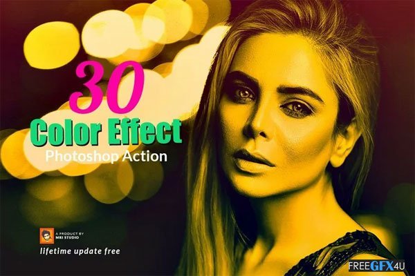 Color Effect Photoshop Action Color Effect Action