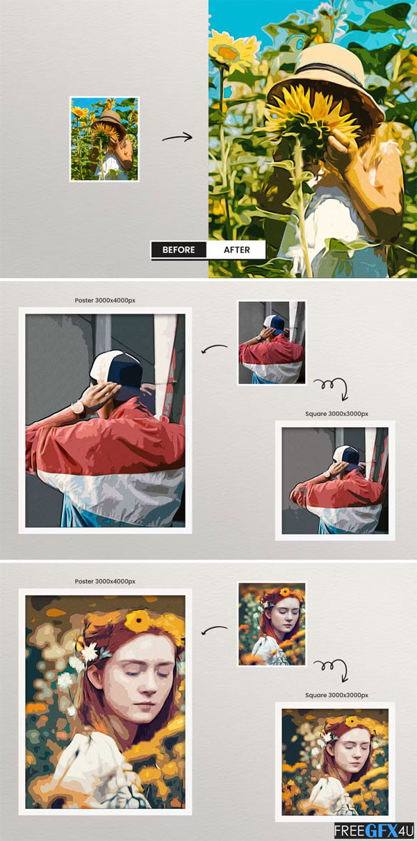 Concept Watercolor Photo Effect