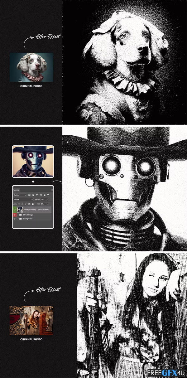 Convert Photo Engraving
