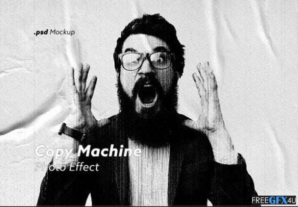 Copy Machine Photo Effect