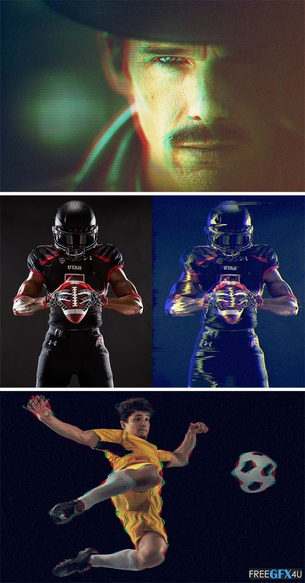 Glitch Photoshop Action