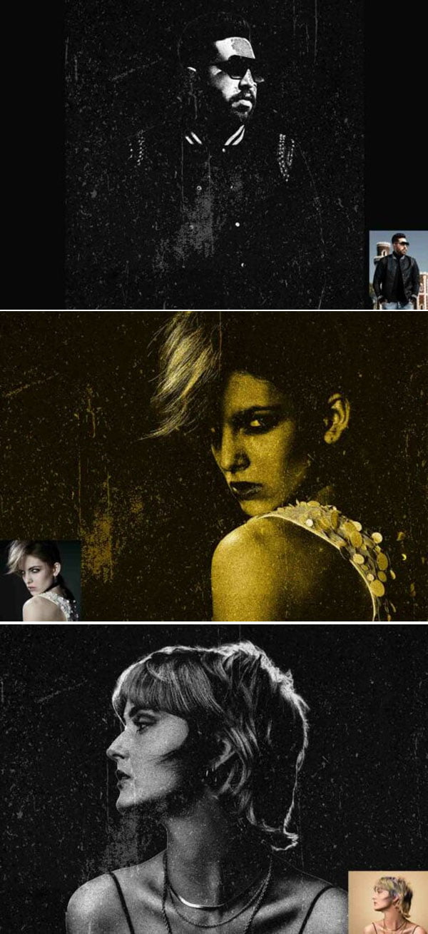 Grunge Grain Effect Action