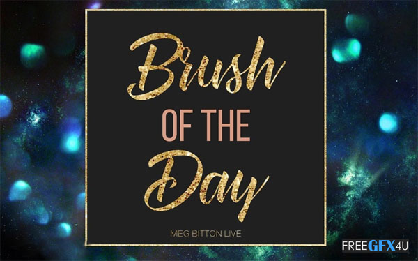 Meg Bitton Live - Brush of the Day Brush of the Day