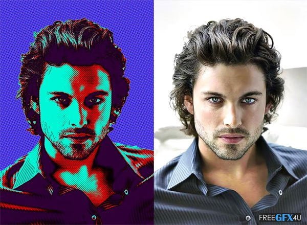Modern Photoshop Action in Pop Pop Art Modern Action in Pop Pop Art