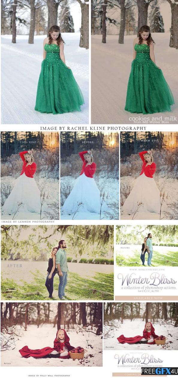 Morgan Burks – Winter Bliss Actions Collection Winter Bliss Actions Collection