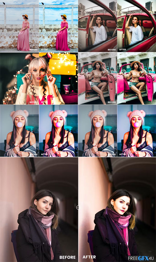 Pinky Mood Photoshop Action & Lightrom Pinky Mood Action & Lightrom