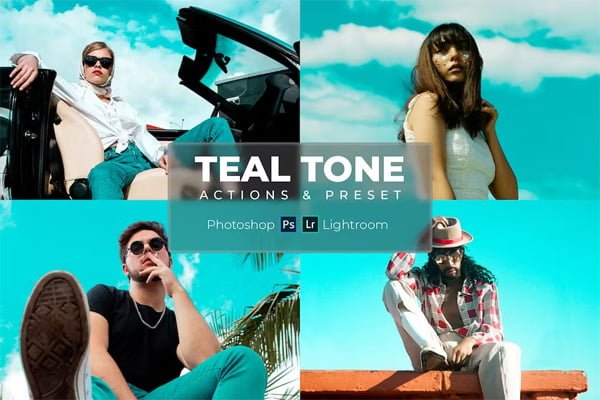 Presets and Photoshop Actions Teal Tone
