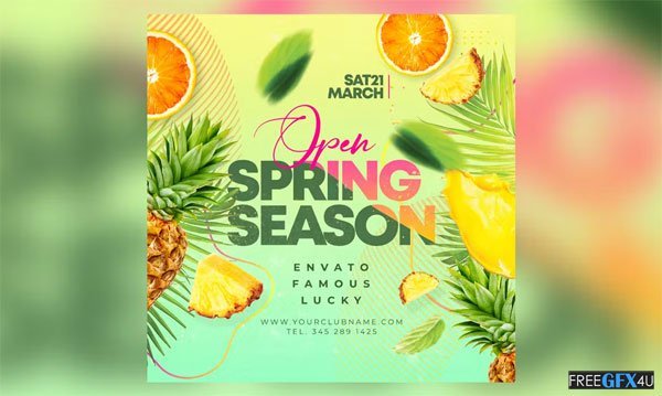Spring Party Flyer