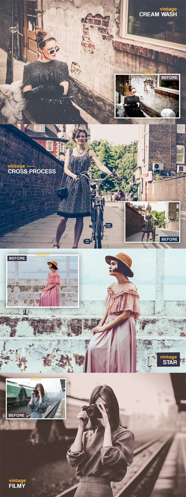 Vintage Actions & Presets