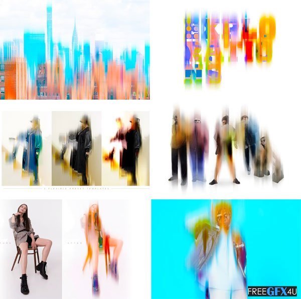 Vivid Motion Blur Effect PSD Vivid Motion Blur Effect