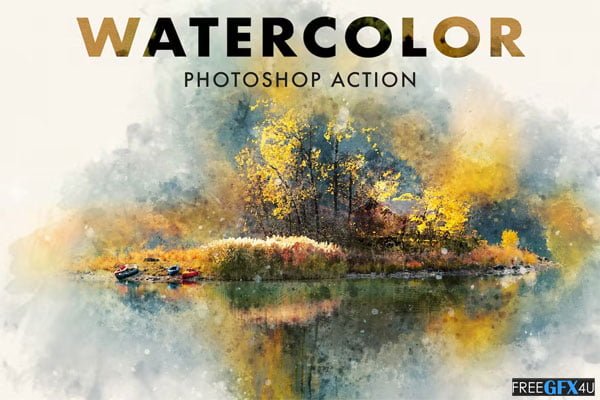 Watercolor Photoshop Action