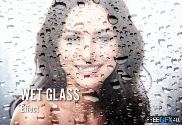 Wet Glass Photo Effect