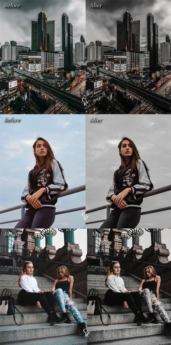 10 Urban Black Lightroom Presets 10 Urban Black Lightroom Presets