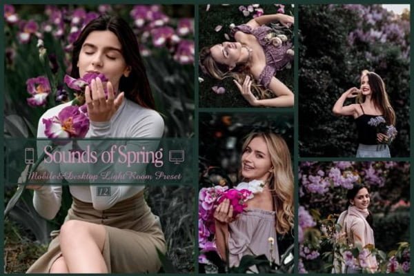 12 Sounds of Spring Lightroom Presets