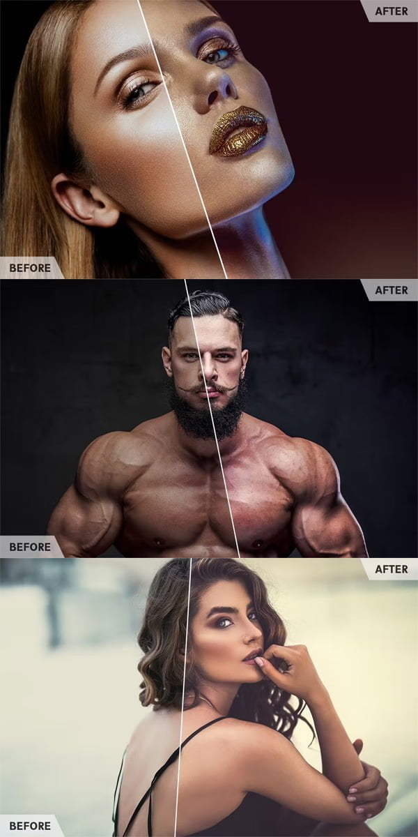50 Portrait Retouch Lightroom Presets