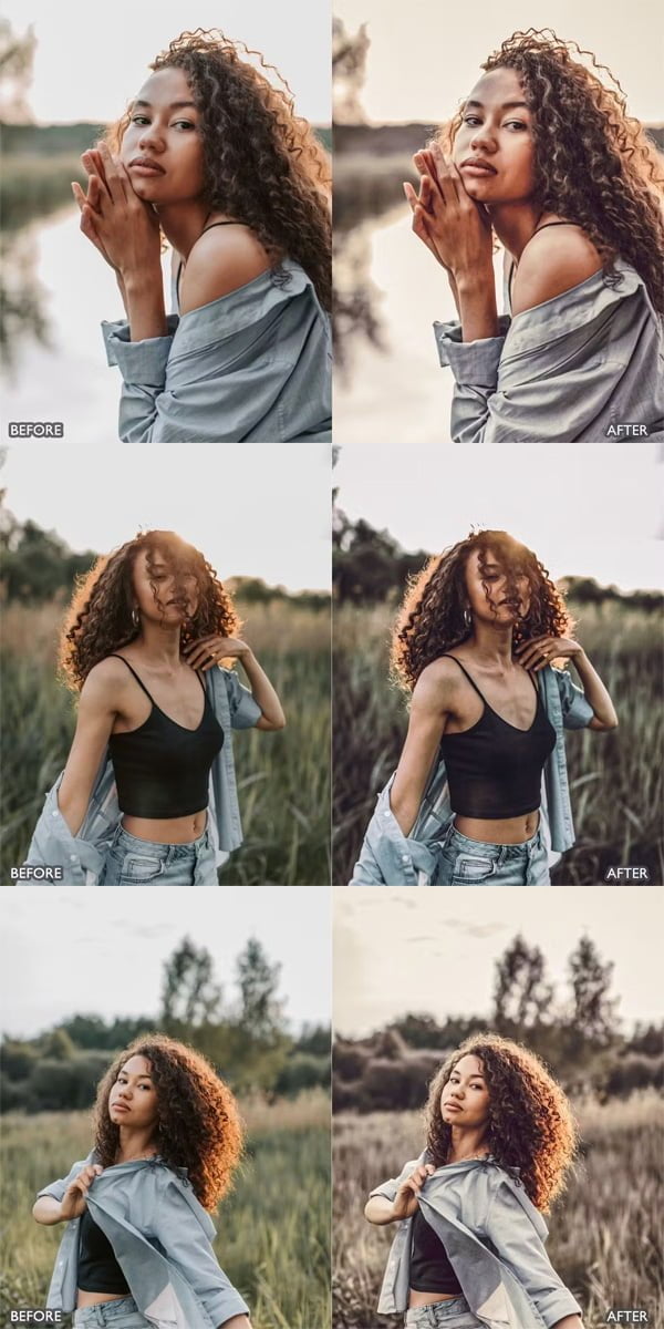 Cinematic Brown Portrait Lightroom Presets Cinematic Brown Portrait Lightroom Presets