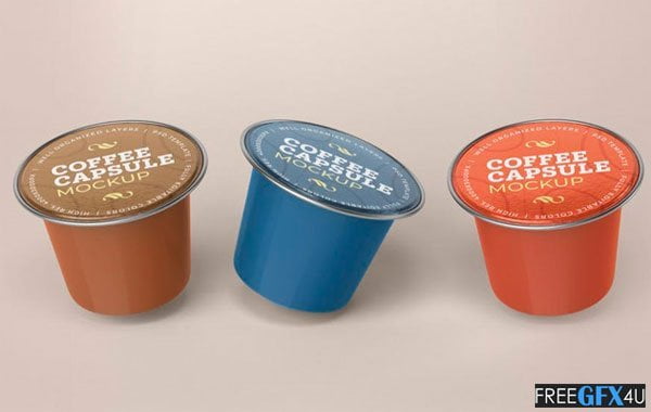Coffee Capsule Mockup