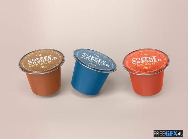 Coffee Capsule Mockup
