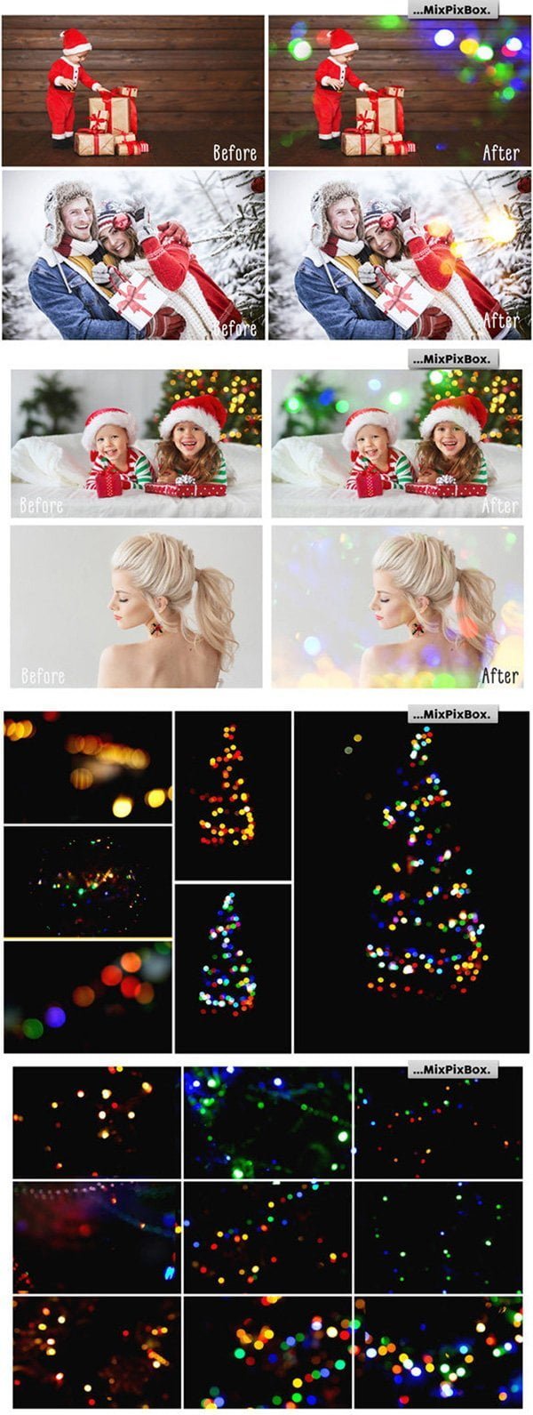 Colorful Bokeh Photo Overlays Colorful Bokeh Photo Overlays