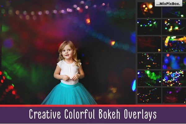 Colorful Bokeh Photo Overlays Colorful Bokeh Photo Overlays