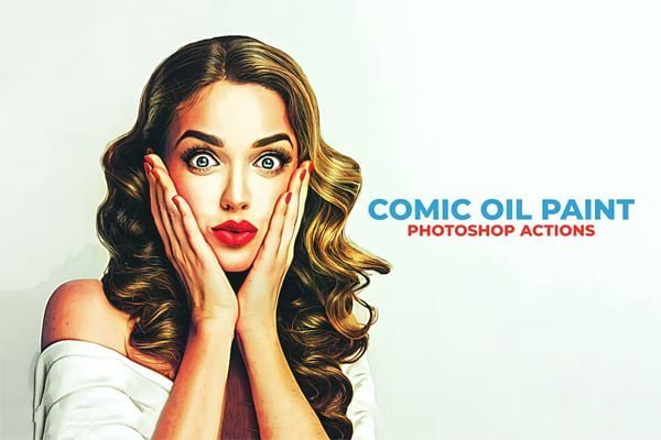 Comic Oil Paint Photoshop Actions Comic Oil Paint Photoshop Actions