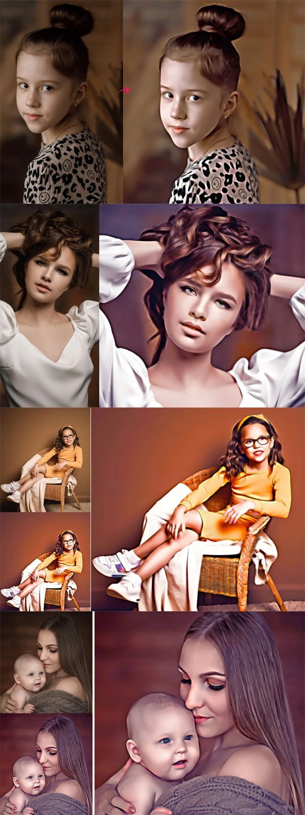 HDR Digital Painting Photo Effect HDR Digital Painting Photo Effect