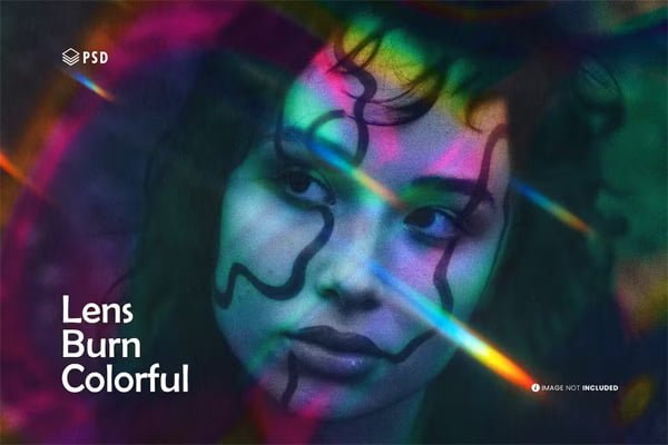 Lens Burn Colorful Photo Effect Lens Burn Colorful Photo Effect