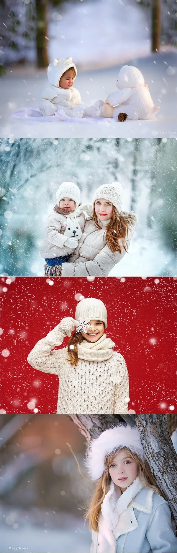 Portrait Pizzaz Let it Snow Overlays Portrait Pizzaz Let it Snow Overlays