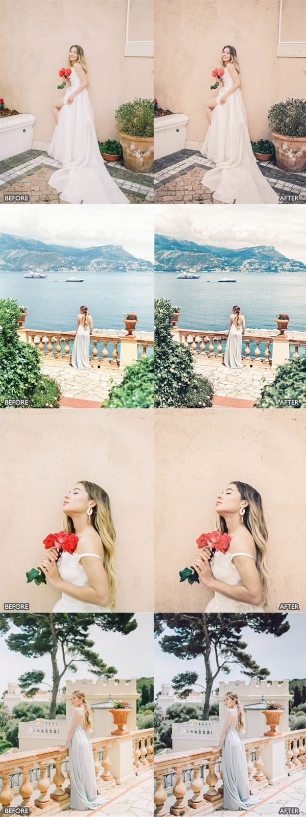 Presets for Blogger Travel Bright Wedding