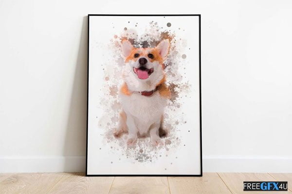 Puppy Painting Photoshop Action Puppy Painting Action