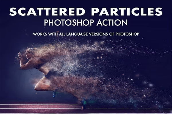 Scatter Particles Photoshop Action