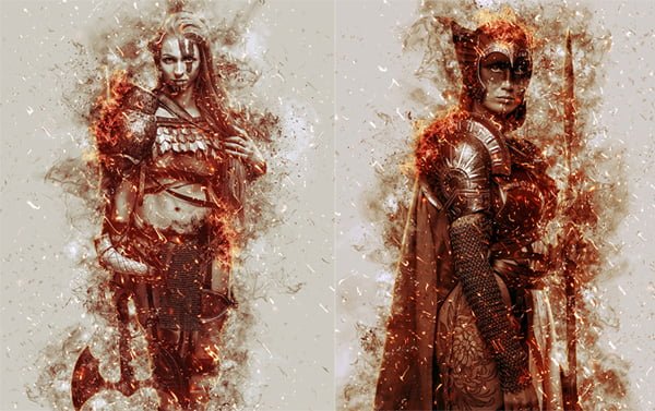 Smoke & Fire Photoshop Action Smoke & Fire Photoshop Action
