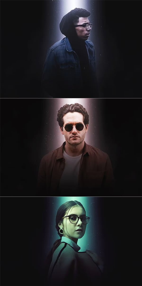 Thriller Lights Photoshop Actions