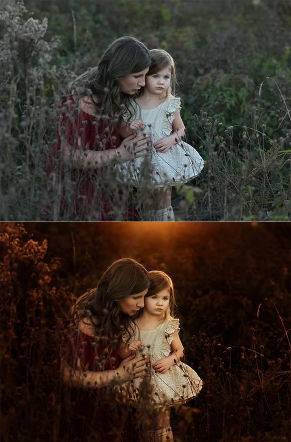 Warm & Bold Photoshop Action