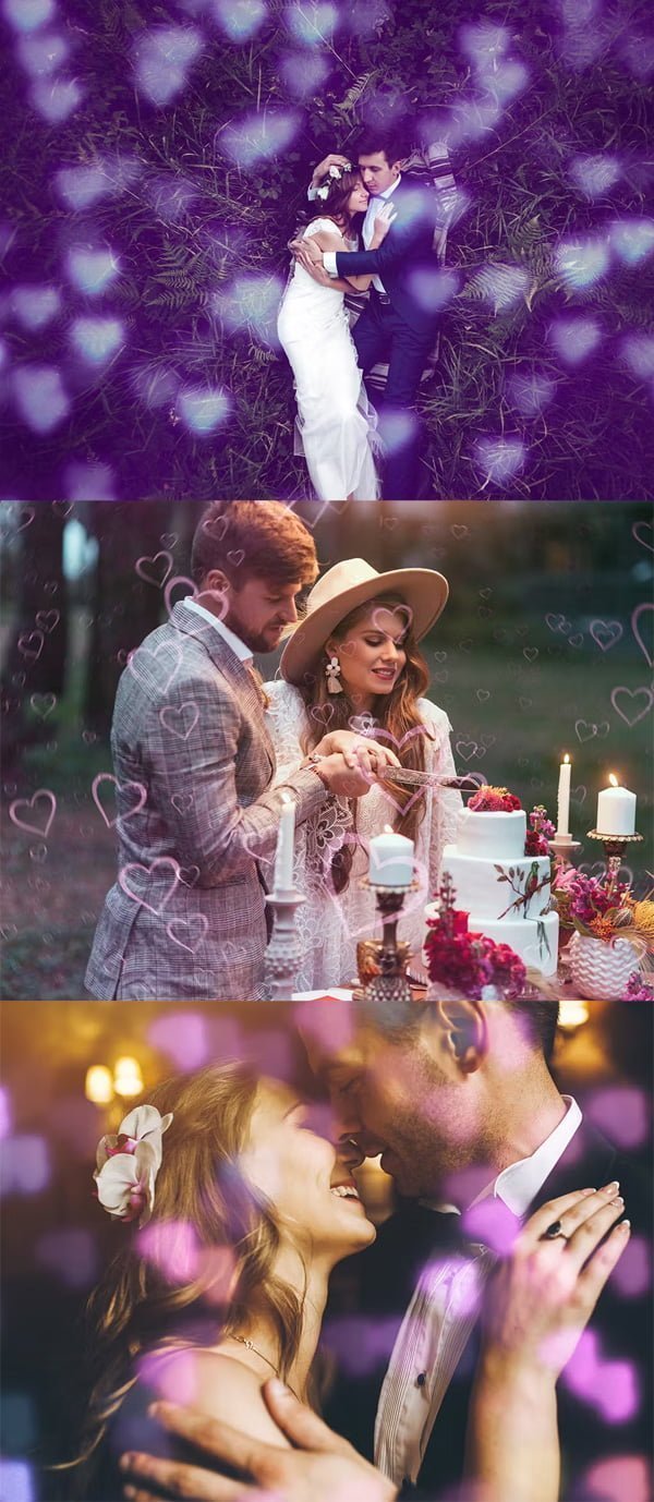 10 Heart Bokeh Photo Overlays 10 Heart Bokeh Photo Overlays